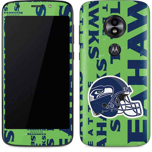 NFL Seattle Seahawks - Blast Green Moto E5 Play Skin